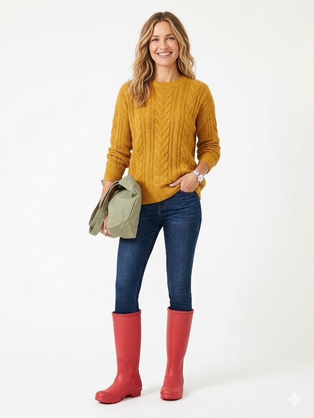 BAMBOO Padinton Red Rubber Rainboots